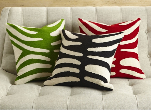 Jonathan Adler zebra cushions